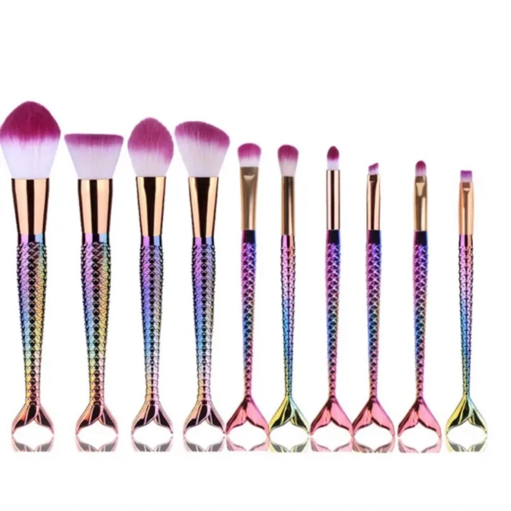 2 sets of Eye Makeup Brushes Tool Set Eye Shadow Foundation eyeliner blush NEW